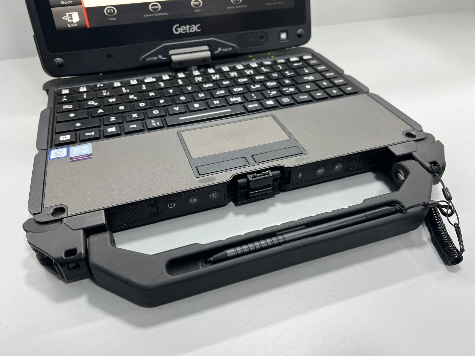 Laptop SH GETAC Fully Rugged i5-7200U NVME 512GB 24GB Ram Touchscreen convertible Tablet - imagine 4