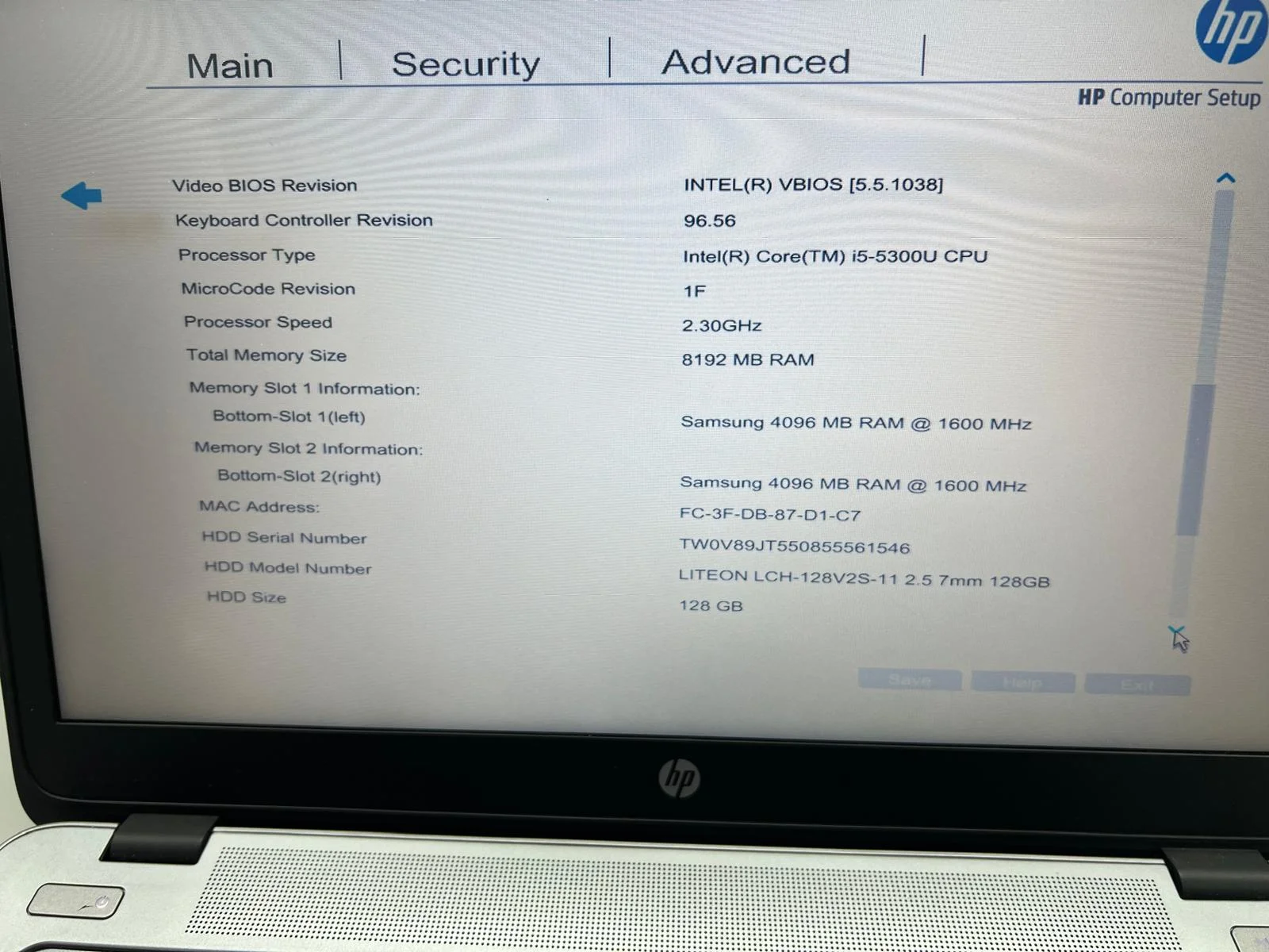 Laptop SH HP Elitebook 840 i5-5300U 8gb ram ssd 120gb - imagine 2