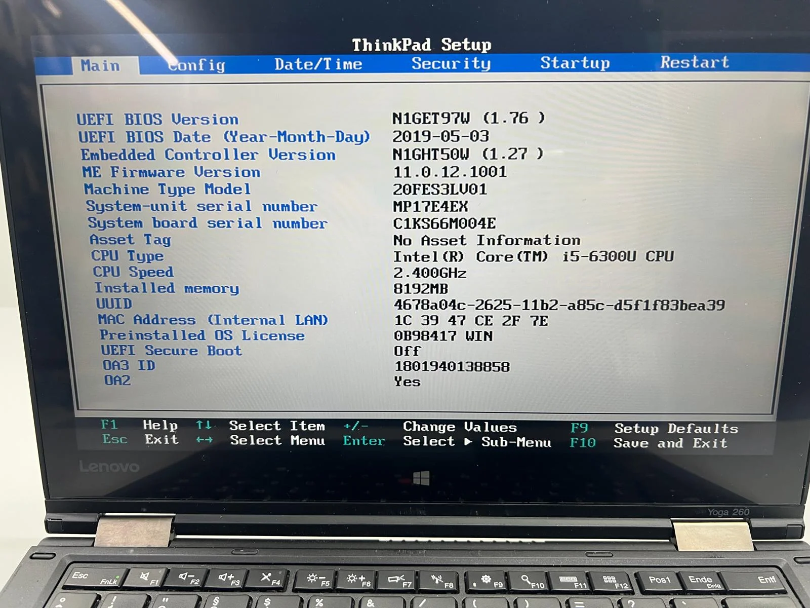 Laptop SH Piese/Incomplet Lenovo Yoga 260 - imagine 2