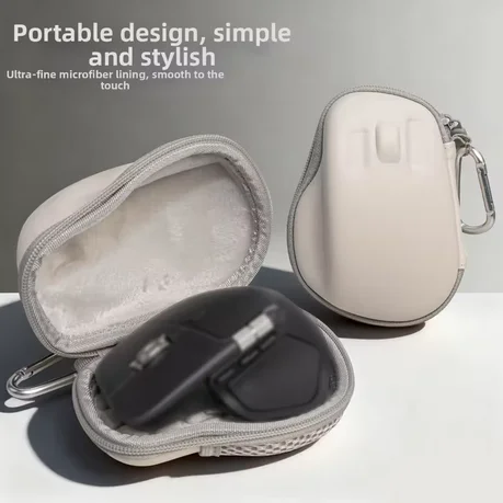 Cutie protectie si transport mouse Logitech MX Master 4 alba - imagine 2