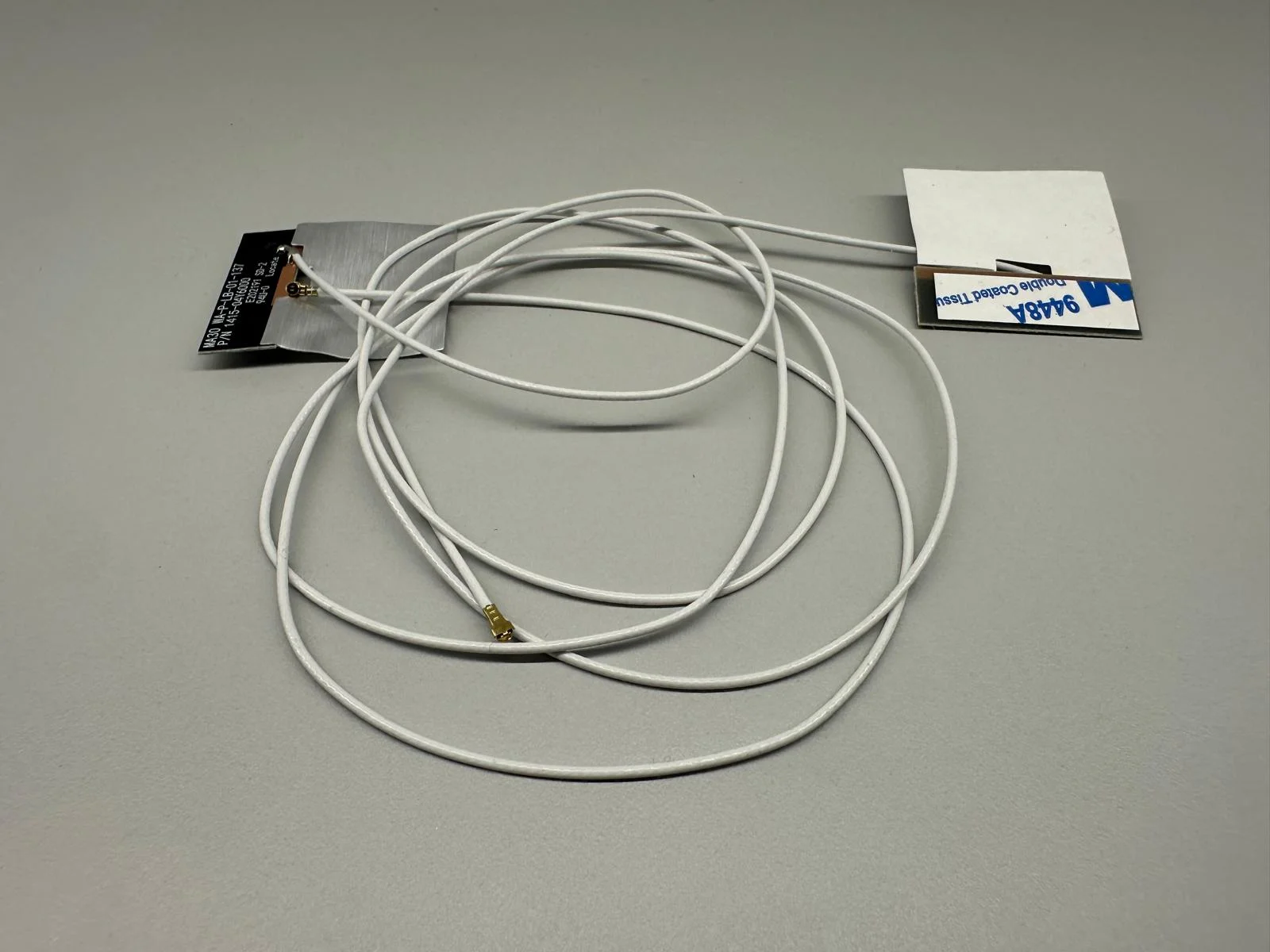 Set antene MHF4/IPEX4 M.2 NGFF universal laptop placa wifi AX210 AX200 albe - imagine 2