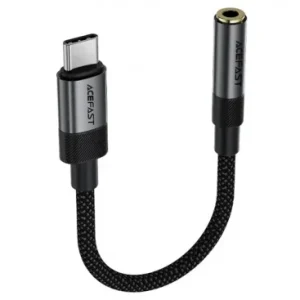 Adaptor Audio USB-C - 3.5mm Acefast J12 Negru