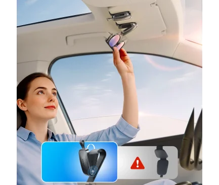 Suport Parasolar pentru Ochelari Negru Joyroom JR-ZS511 - imagine 2