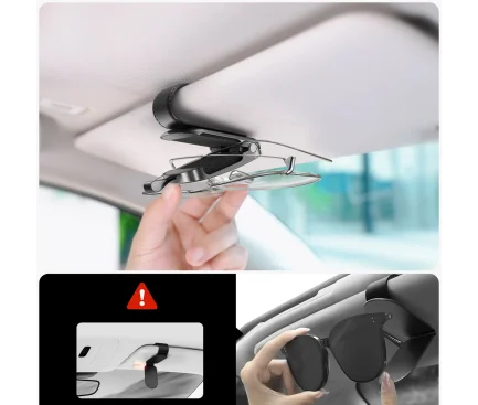 Suport Parasolar pentru Ochelari Negru Joyroom JR-ZS511 - imagine 4