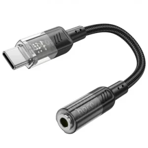 Adaptor Audio USB-C - 3.5mm HOCO LS37 Negru