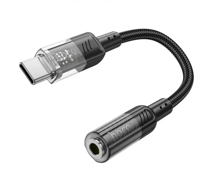Adaptor Audio USB-C - 3.5mm HOCO LS37 Negru