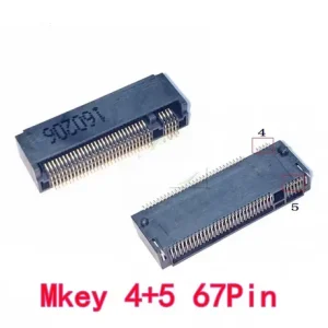 Conector M.2 NGFF Socket pentru SSD NVME mama Mkey 4+5 67pin