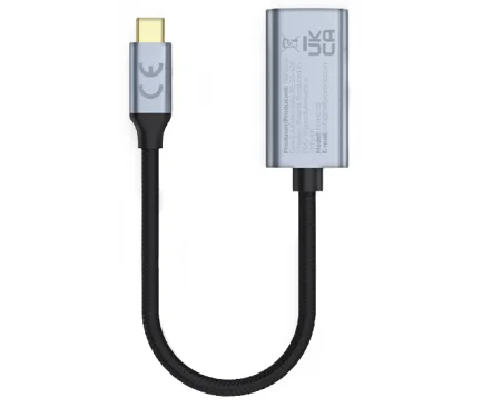 Adaptor Audio si Video USB-C - HDMI MaXlife Gri - imagine 2