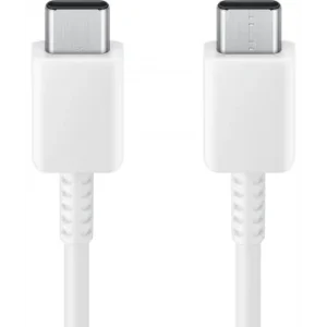 Cablu Date si Incarcare USB-C - USB-C Samsung EP-DA705BWE 25W 1m Alb ORIGINAL