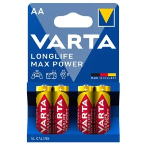 BATERIE ALCALINA MAX POWER LR06 SET 4 BUC VARTA