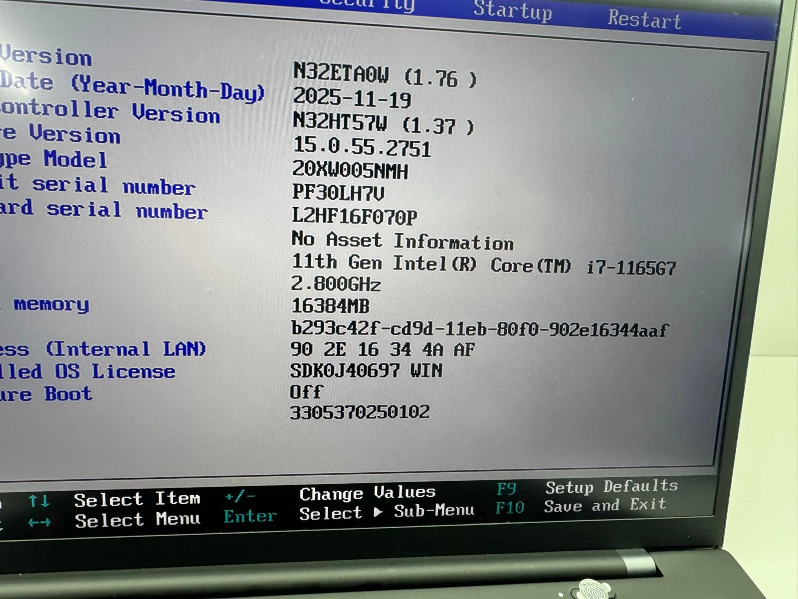 Laptop SH Lenovo Thinkpad X1 Carbon Gen 9 i7-1165G7 16gb RAM SSD 512gb baterie noua - imagine 3