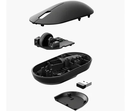 Mouse Wireless Xiaomi Lite 2 Negru - imagine 5