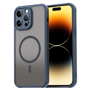 Husa iPhone 14 Pro Max MagSafe - Navy Blue Techsuit - HaloFrost II