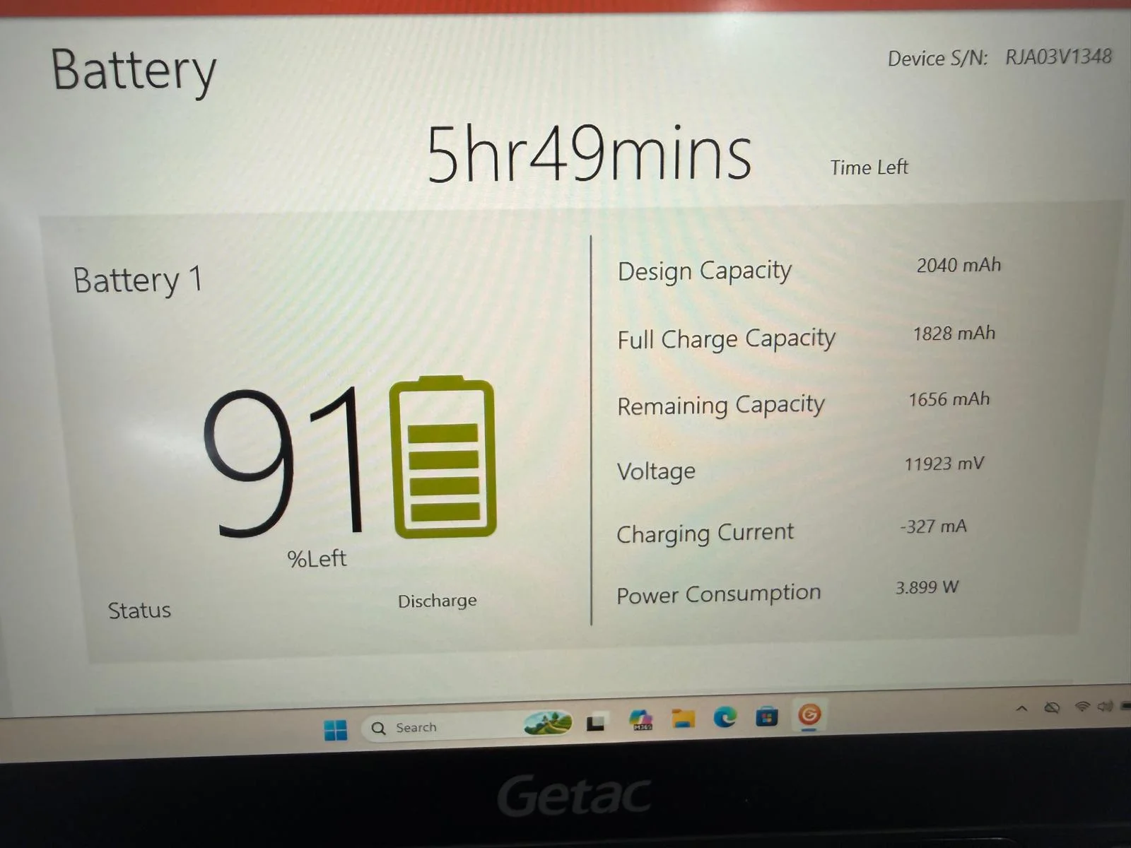 Laptop SH GETAC v110 G4 Fully Rugged i5-7200U SSD 512Gb 16GB Ram Touchscreen - imagine 13