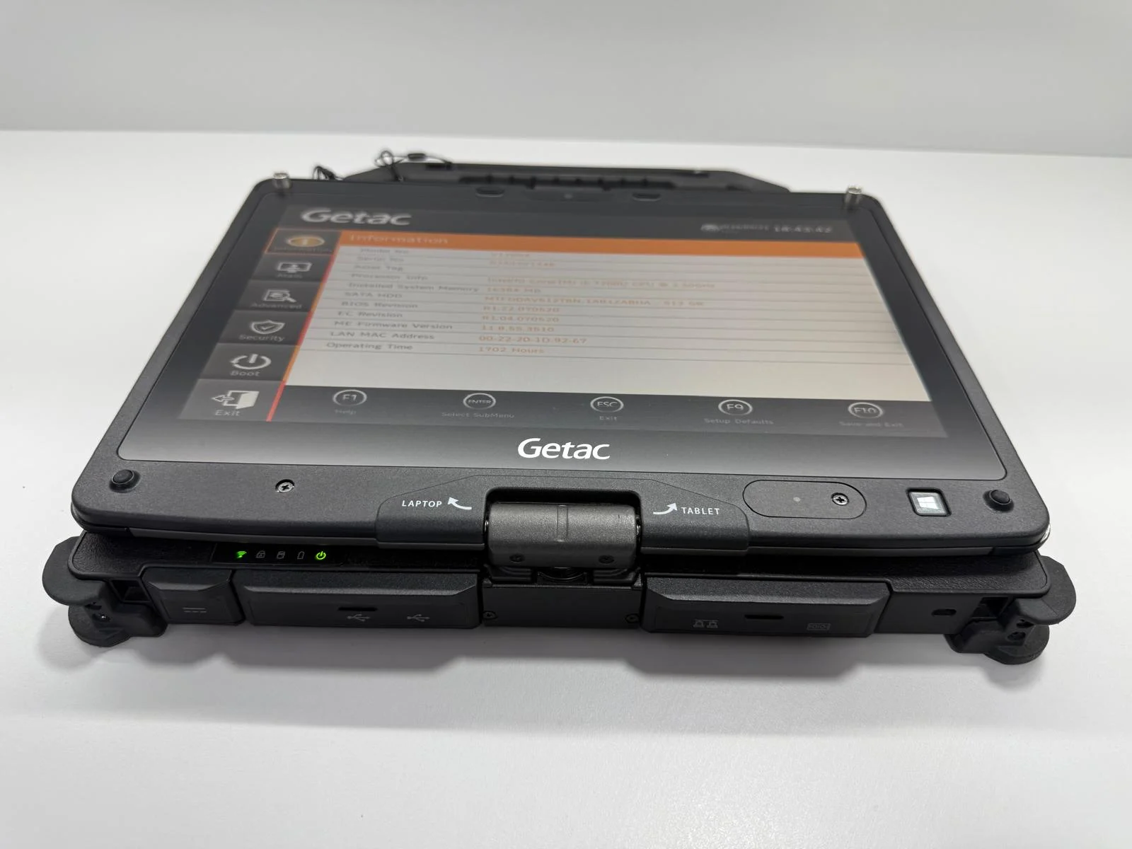 Laptop SH GETAC v110 G4 Fully Rugged i5-7200U SSD 512Gb 16GB Ram Touchscreen - imagine 8