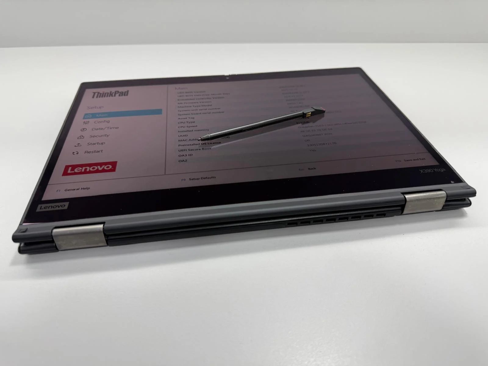 Laptop SH Lenovo Thinkpad X390 YOGA i5-8265U Ram 8Gb Ssd 256Gb NVME tastatura iluminata