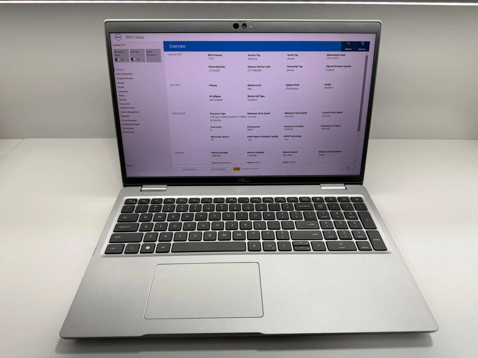 Laptop SH Dell Latitude 5521 i7-11850H 16gb RAM 512gb SSD 15.6 inch baterie noua