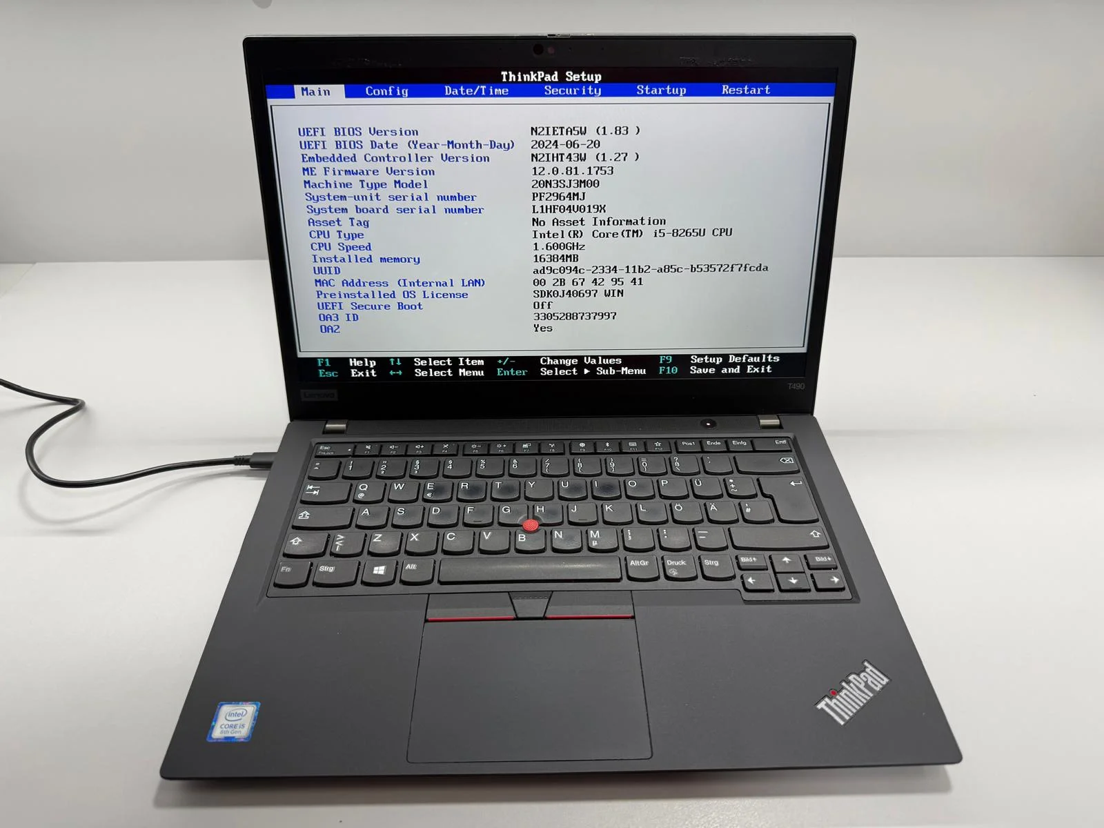 Laptop SH Piese/Incomplet Lenovo T490 YNC122