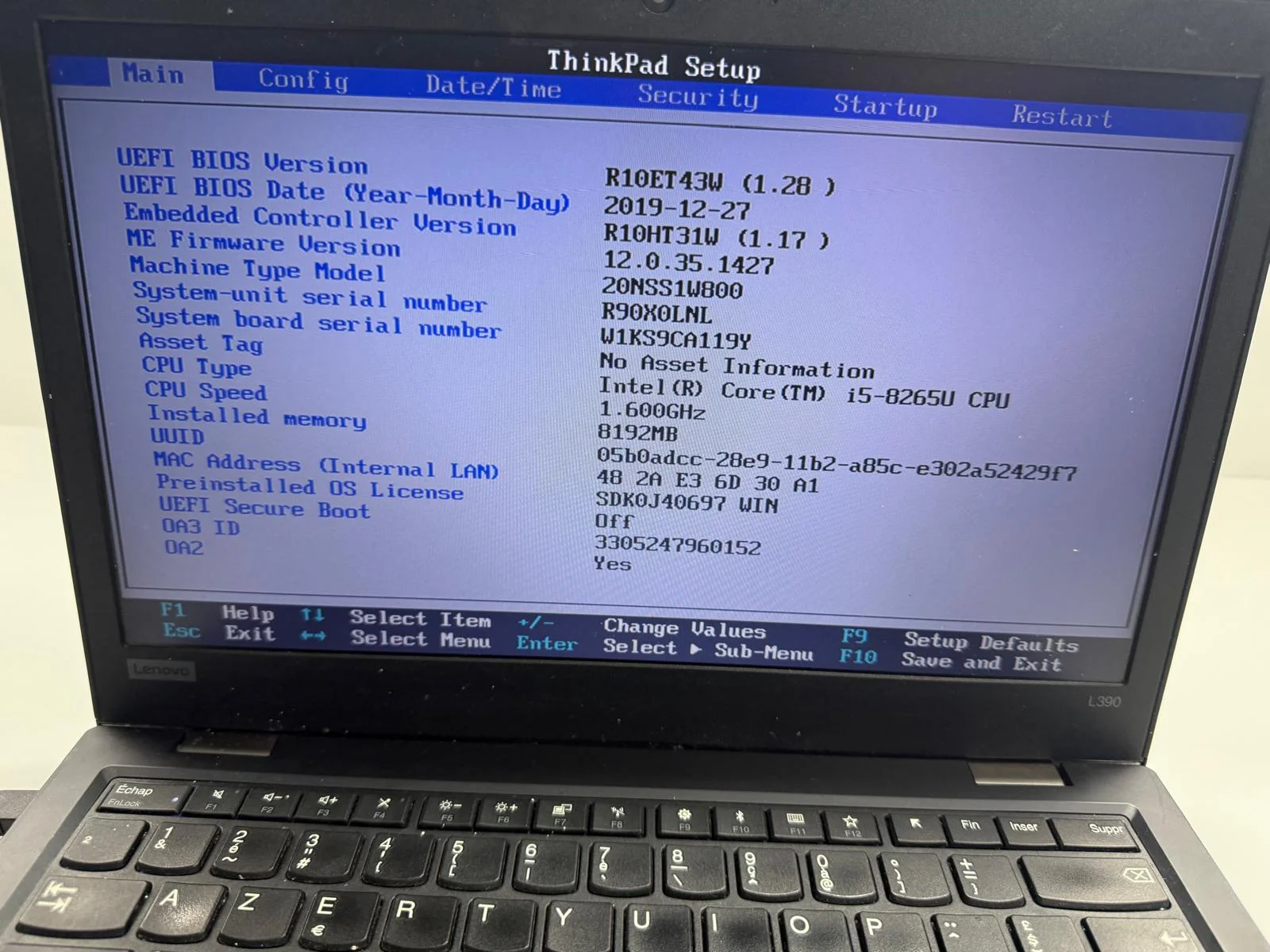Laptop SH Piese/Incomplet Lenovo L390 YNC131 - imagine 2
