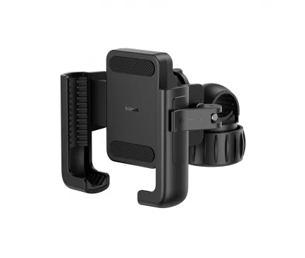 Suport Bicicleta Baseus GoTrip 5.7inch - 7.2inch Negru