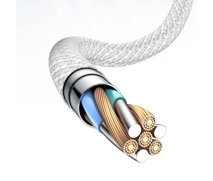 Cablu Date si Incarcare USB-C - USB-C McDodo CA-5690 60W 1m Alb - imagine 2