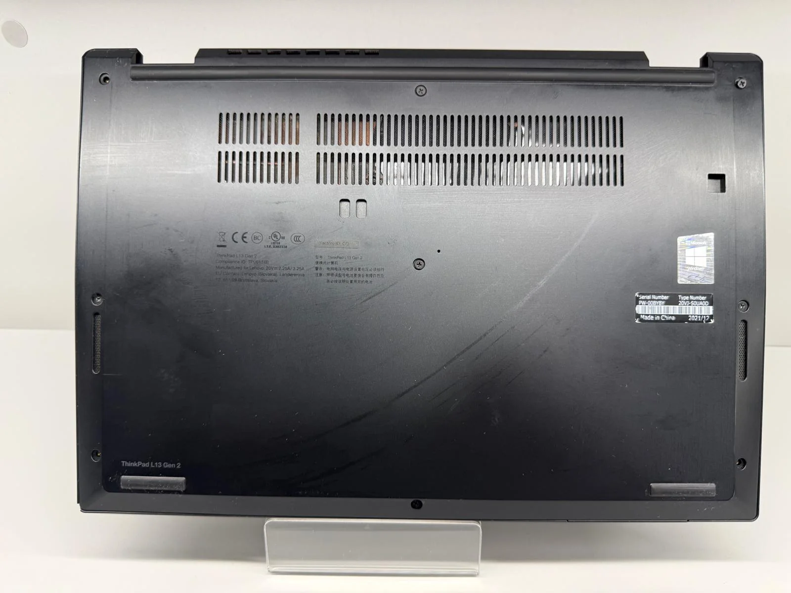 Palmrest Lenovo L13 gen 2 cu tastatura si capac spate piesa SH - imagine 2