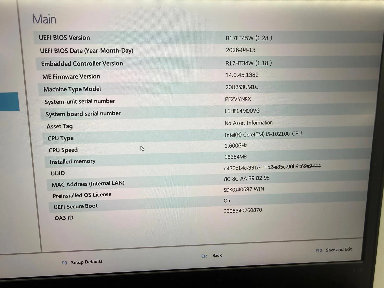 Laptop SH Thinkpad Lenovo L14 i5-10210U 16Gb RAM Ssd 512Gb - imagine 4