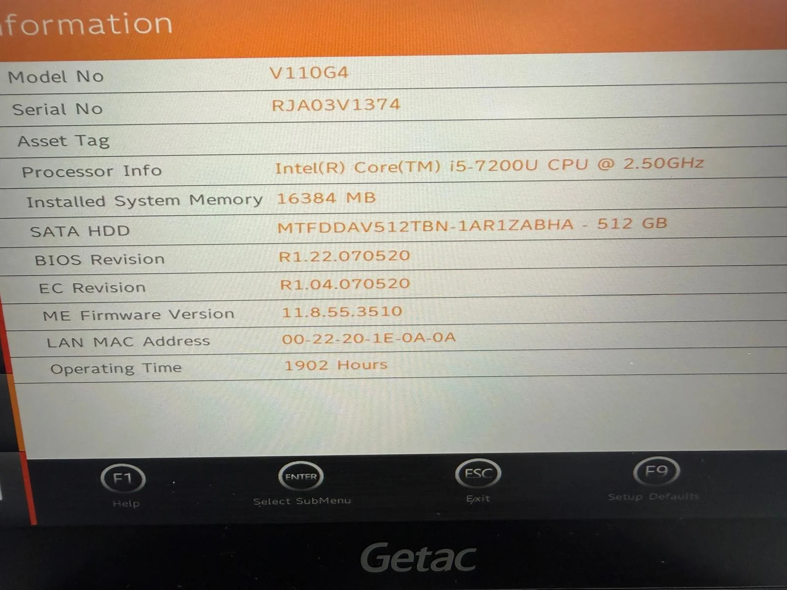 Laptop SH GETAC v110 g4 i5-7200U SSD 512Gb 16GB Ram Fully Rugged diagnoza auto touchscreen - imagine 2