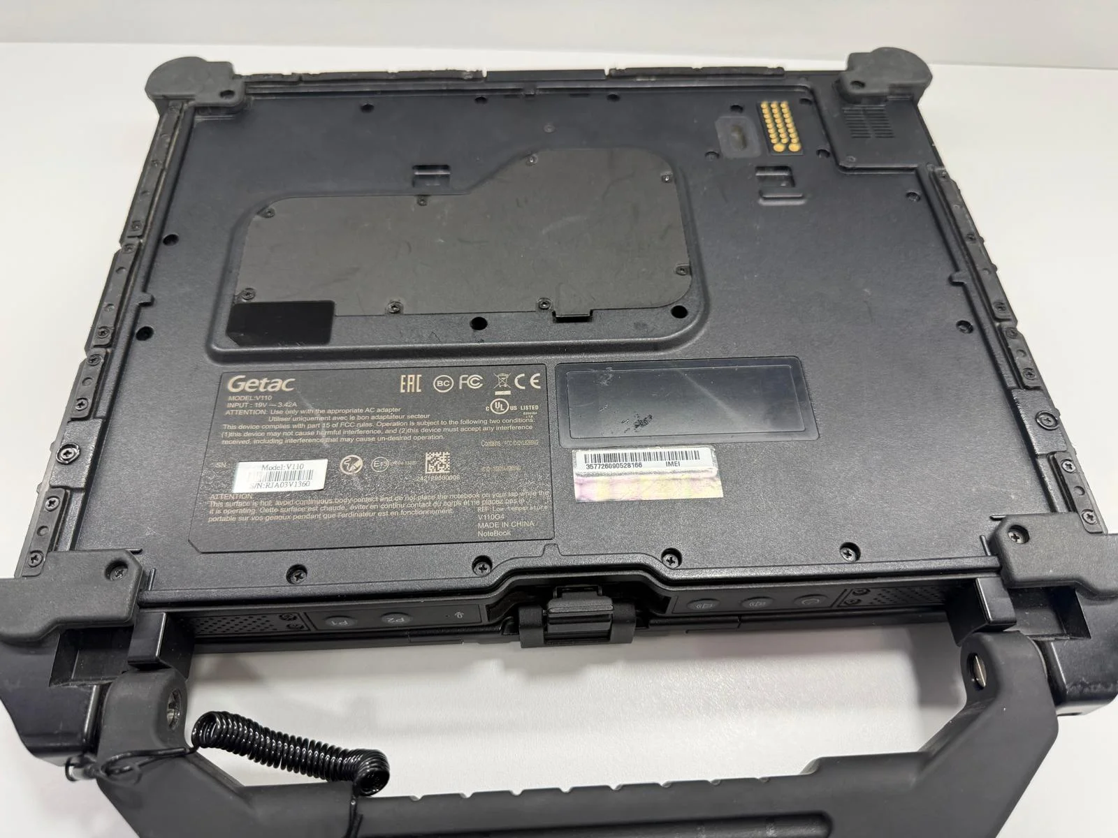 Laptop SH GETAC v110 g4 Fully Rugged i5-7200U SSD 512Gb 16GB Ram diagnoza auto touch - imagine 12
