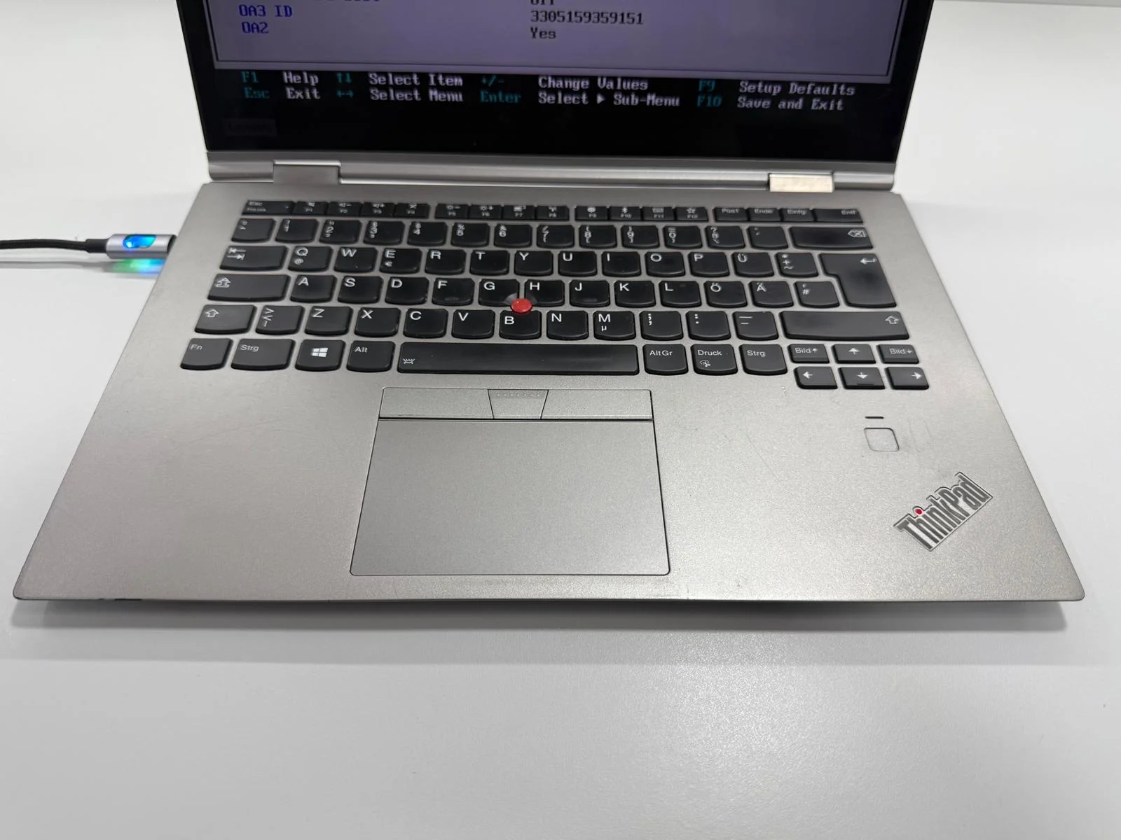 Laptop SH Lenovo Thinkpad X1 YOGA gen 3 i7-8650U incomplet/piese YNC139 - imagine 3