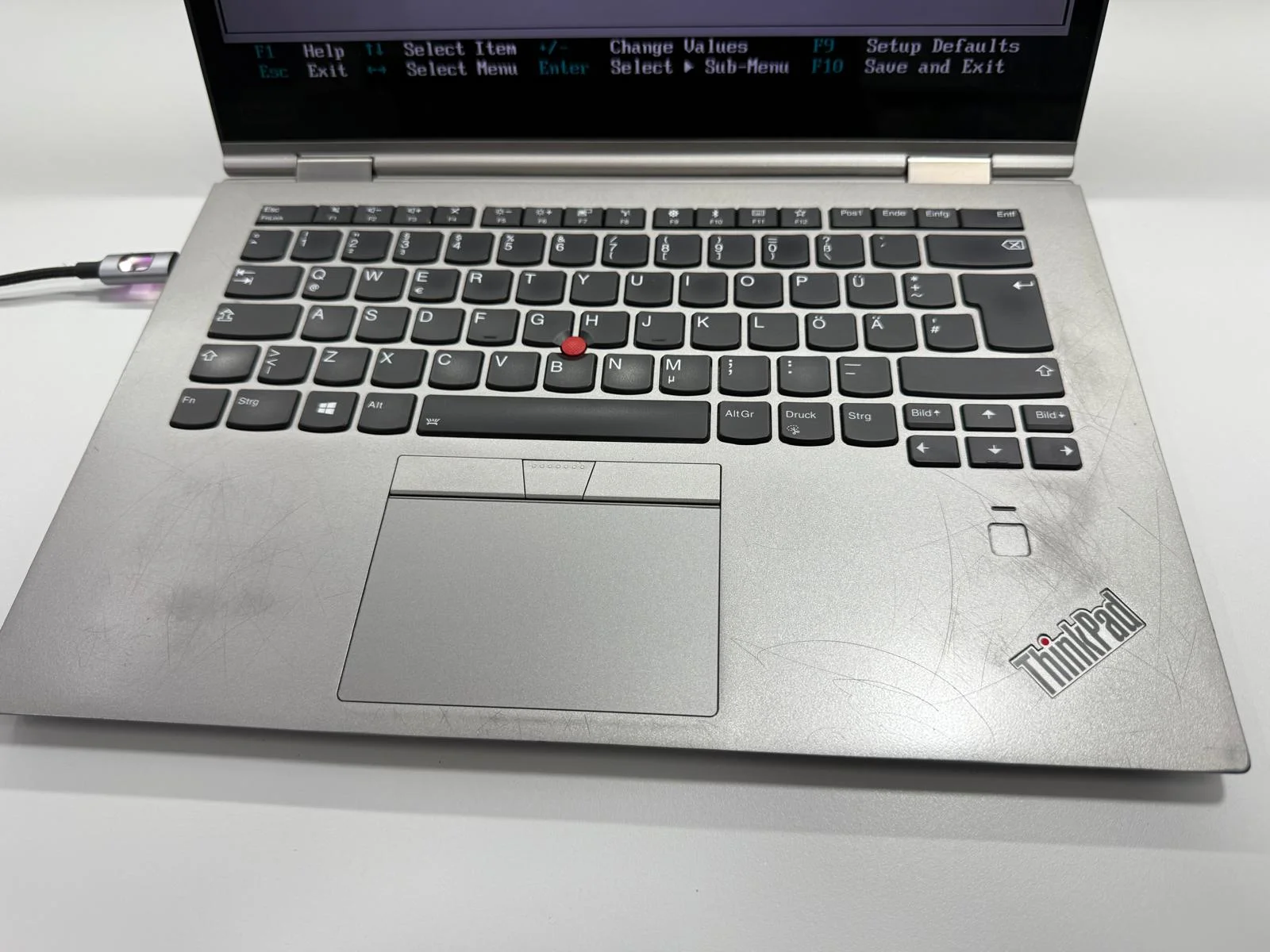 Laptop SH Lenovo Thinkpad X1 YOGA gen 3 i7-8650U incomplet/piese YNC140 - imagine 2