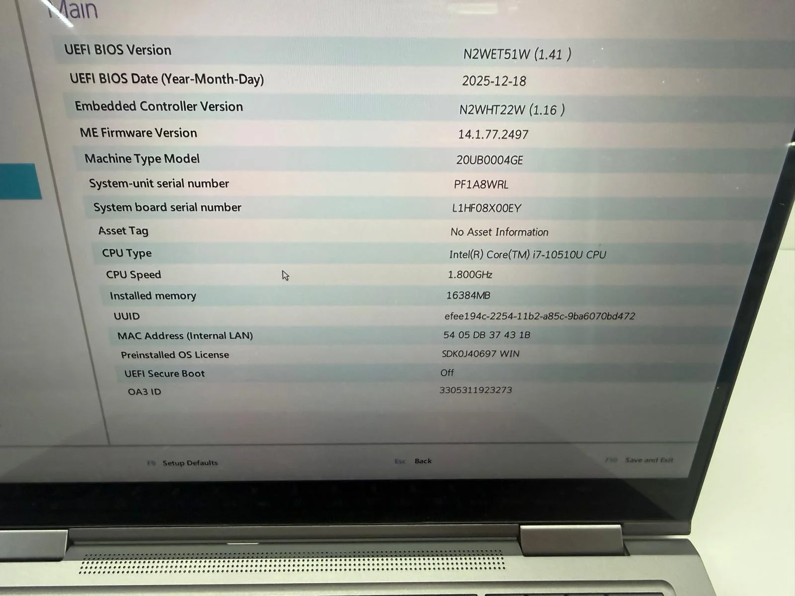 Laptop SH Lenovo Yoga gen 5 i7-10510U 16gb RAM 512gb SSD Touchscreen/Pen - imagine 5