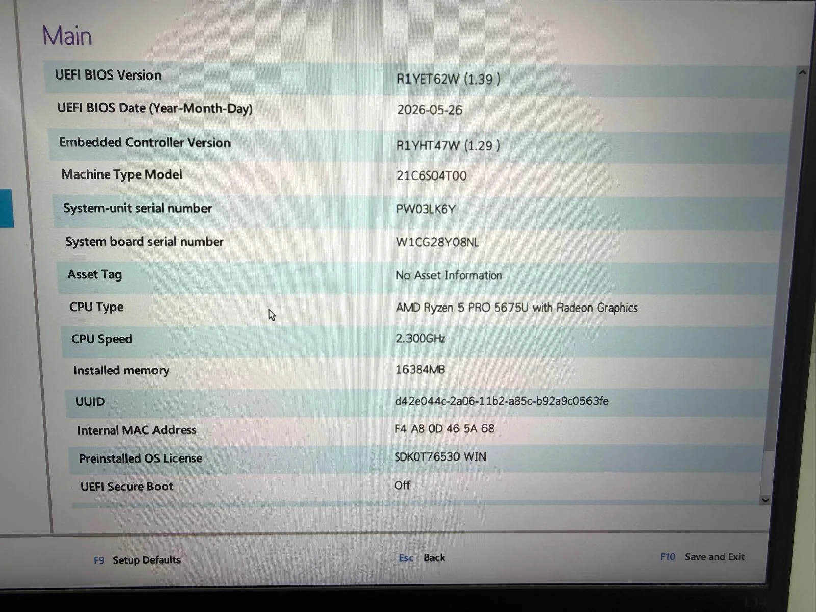 Laptop SH Lenovo L14 gen4 Amd Ryzen 5 PRO 5675U 16gb RAM 512gb SSD - imagine 2
