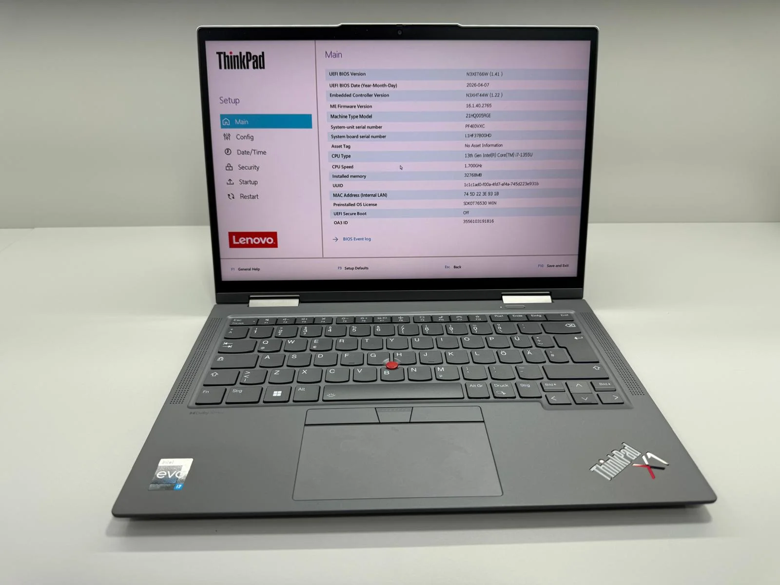 Laptop SH Lenovo X1 Yoga gen 8 i7-1355U 32gb RAM 1tb SSD nou Touchscreen - imagine 2