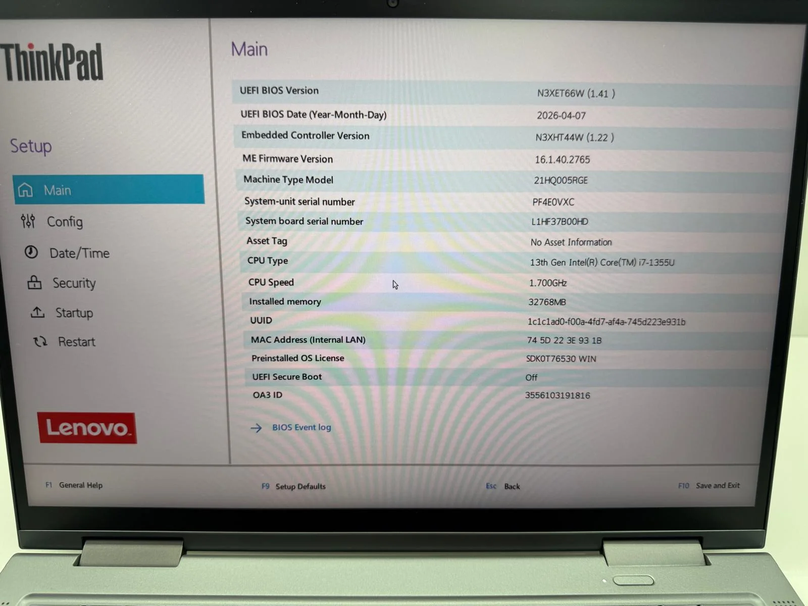 Laptop SH Lenovo X1 Yoga gen 8 i7-1355U 32gb RAM 1tb SSD nou Touchscreen - imagine 3