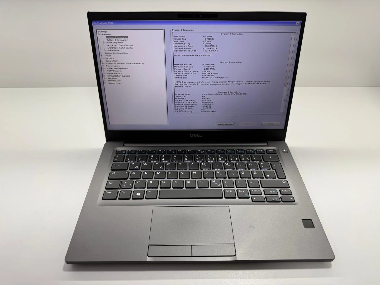 Laptop SH Dell Latitude 7390 i7-8650U 16gb RAM 256gb SSD - imagine 4