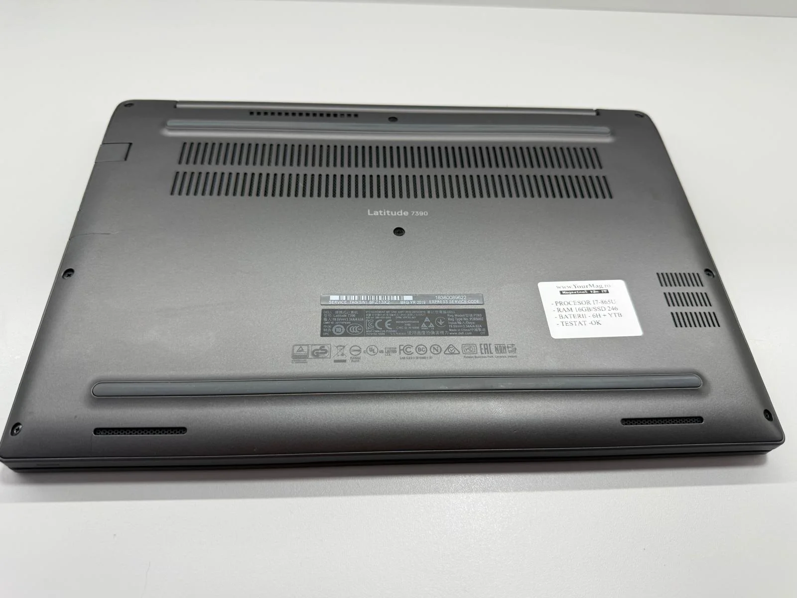 Laptop SH Dell Latitude 7390 i7-8650U 16gb RAM 256gb SSD - imagine 8