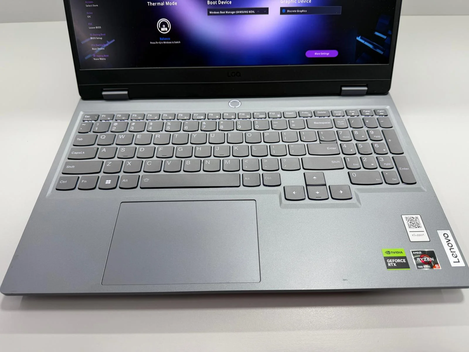 Laptop SH Lenovo LoQ 15 gaming AMD Ryzen 5 7235HS Nvidia RTX 3050 6gb 16gb DDR5 - imagine 2