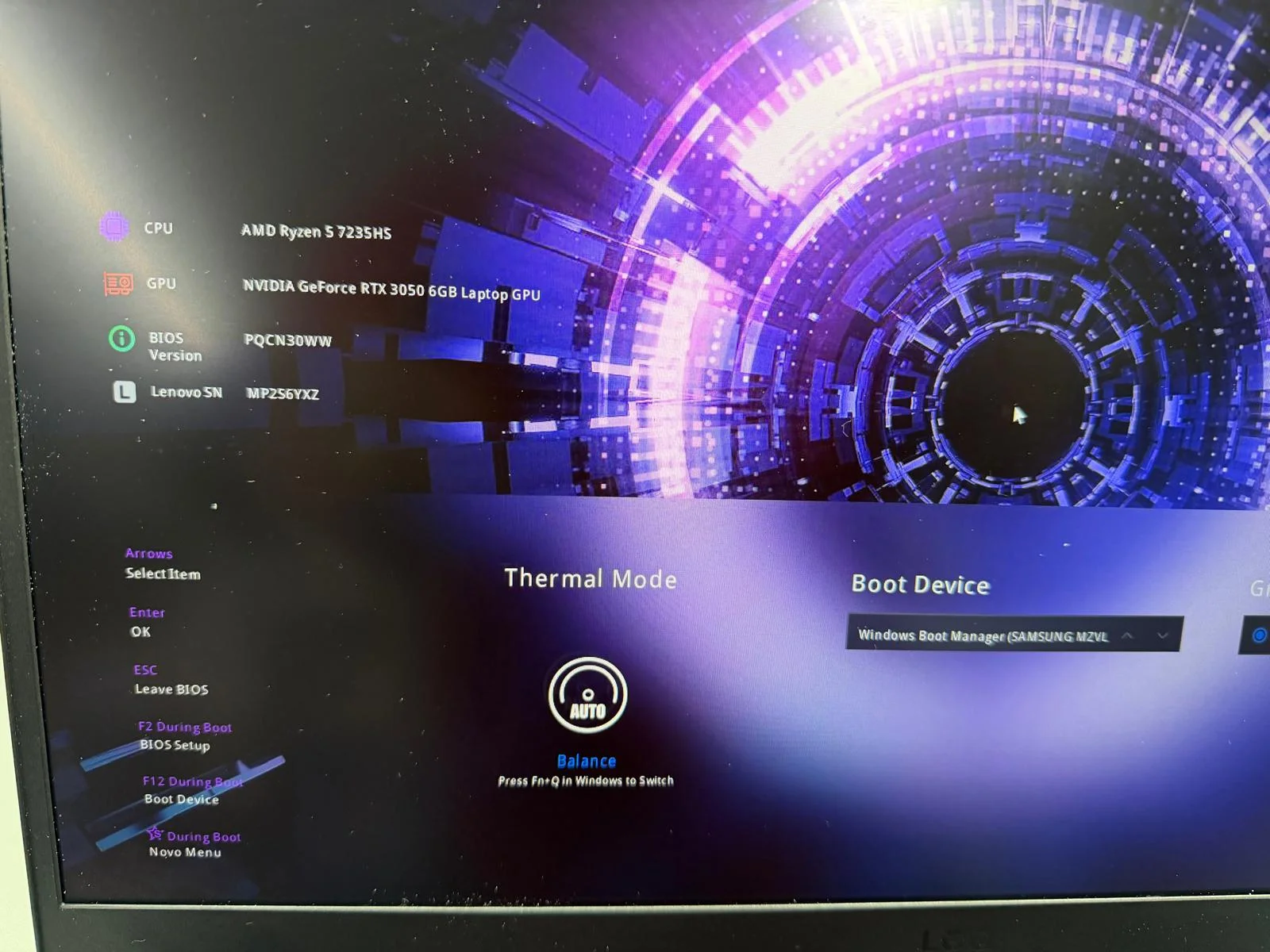 Laptop SH Lenovo LoQ 15 gaming AMD Ryzen 5 7235HS Nvidia RTX 3050 6gb 16gb DDR5 - imagine 3
