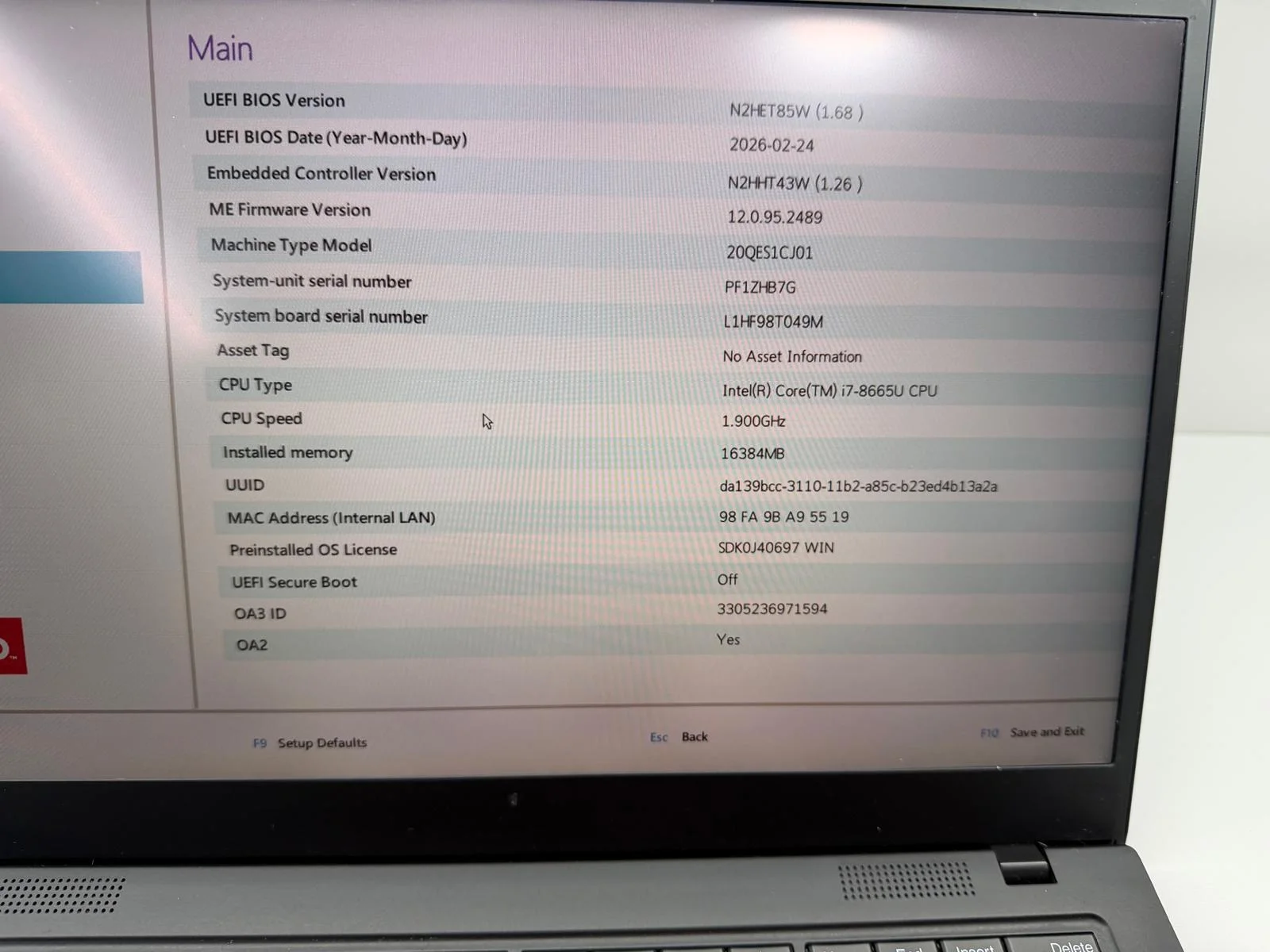 Laptop SH Lenovo X1 Carbon gen 7 i7-8665U 16gb ram baterie noua TOUCHSCREEN - imagine 2