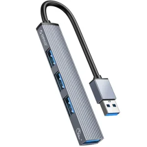 Hub USB Orico 1 x USB-A 3.0 - 3 x USB-A Gri