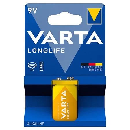 BATERIE ALCALINA LONGLIFE 9V VARTA