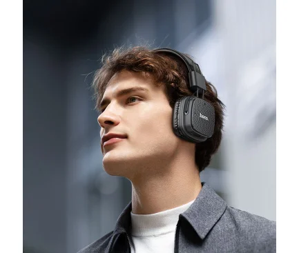 Handsfree/Casti Bluetooth HOCO W56 A2DP Negru - imagine 4