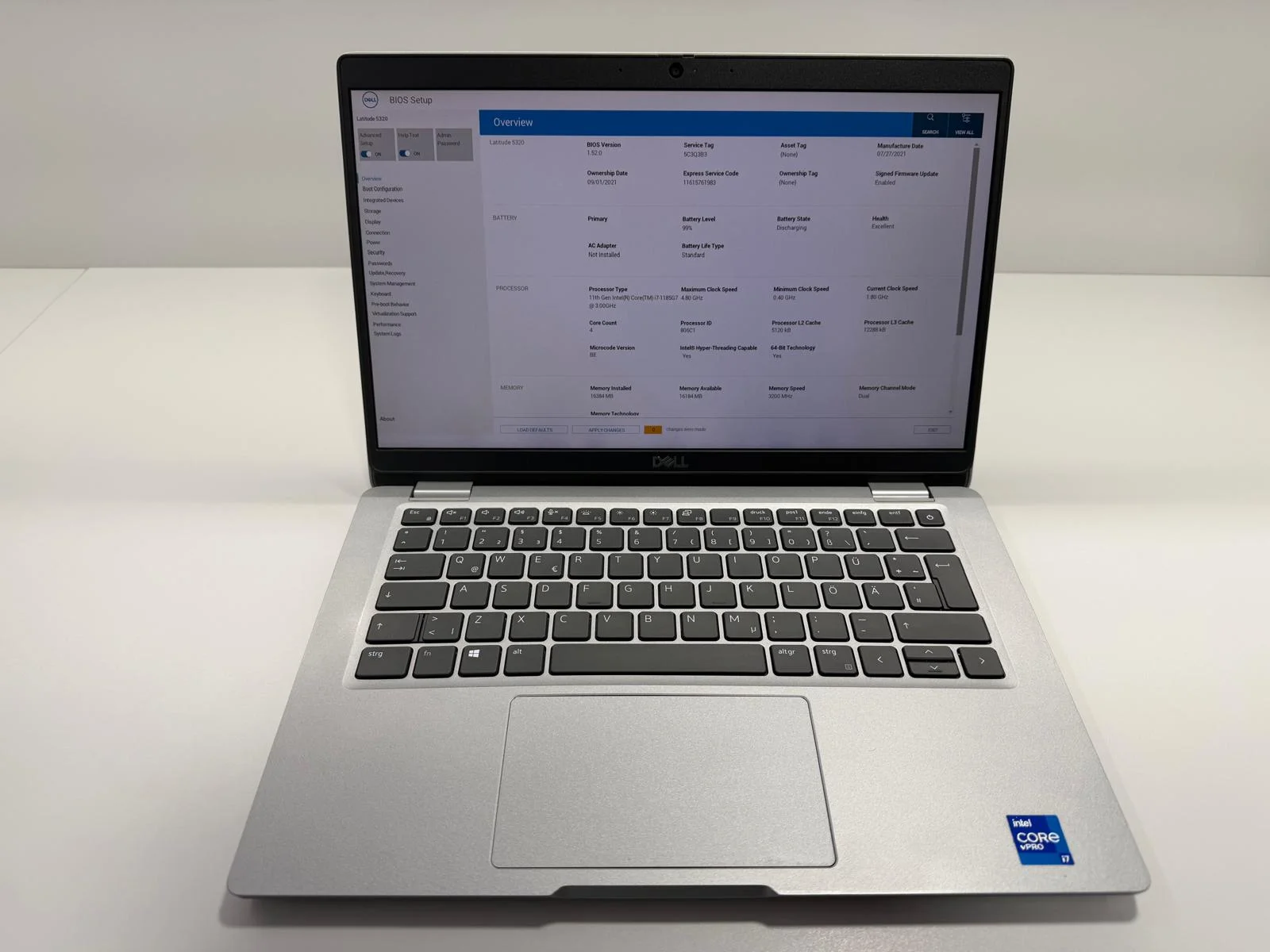 Laptop SH Dell Latitude 5320 i7-1185G7 SSD 512gb NVME 16gb RAM baterie noua