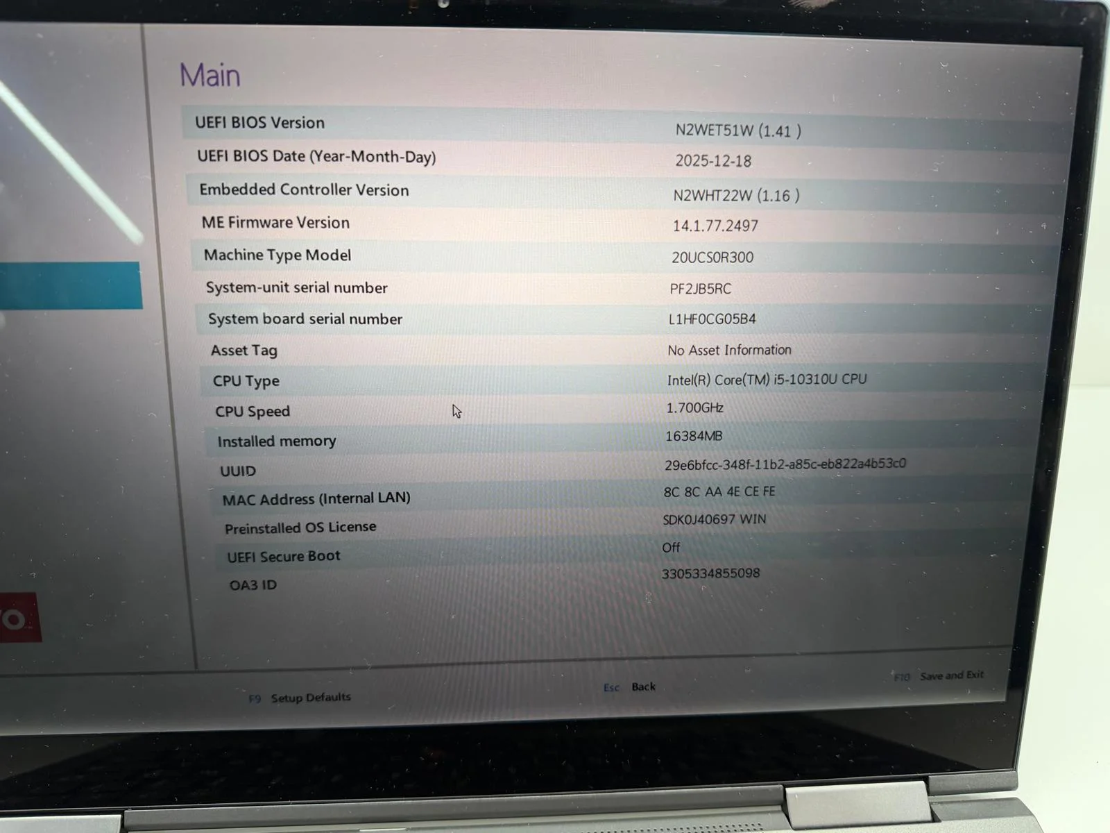 Laptop SH Lenovo Yoga gen 5 i5-10310U 16gb RAM 512gb SSD Touchscreen si creion - imagine 3