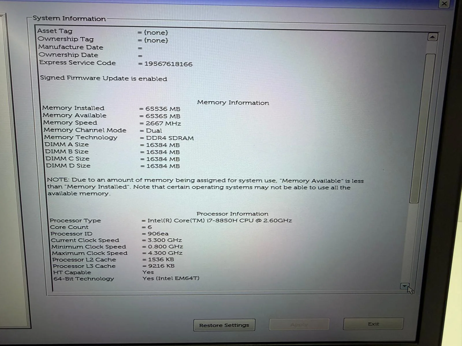 Laptop SH Dell Precision i7-8850H 64GB RAM SSD 512GB NVME Nvidia Quadro P2000 Workstation - imagine 2