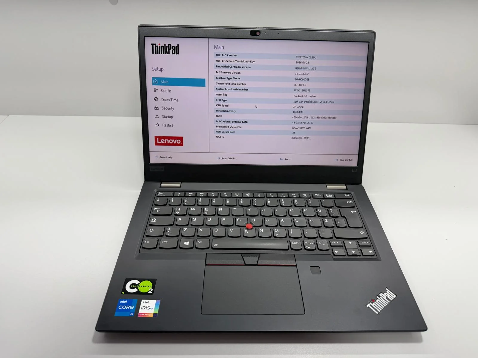 Laptop SH Lenovo Thinkpad L13 Gen 2 i5-1135G7 16GB 512GB SSD